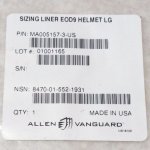 画像4: 米軍実物 SIZING LINER EOD9 HELMET　LARGE　ヘルメットライナー (4)