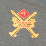 画像3: 米軍放出品 USMC 2ND BATTALION 14TH MARINES　Tシャツ　XL (3)