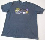 画像1: 米軍放出品　USMC　Tシャツ　XX LARGE (1)