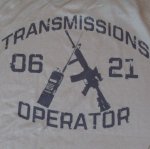 画像4: 米軍放出品　TRANSMISSIONS OPERATOR　Tシャツ　SMALL (4)