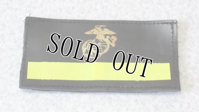 画像1: 米軍実物 U.S MARINE レザーワッペン (1)