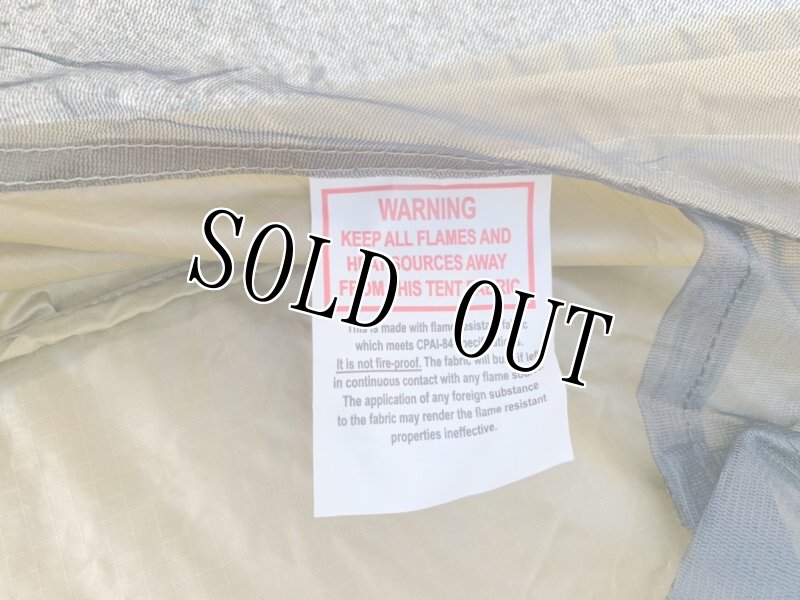 画像6: 海兵隊実物 ポップアップ テント コヨーテ 蚊帳 未使用 (6)