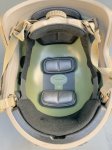 画像10: 米軍実物 OPS-CORE FAST MARITIME  マリタイム ハイカット バリスティック ヘルメット タンL/ XL (10)
