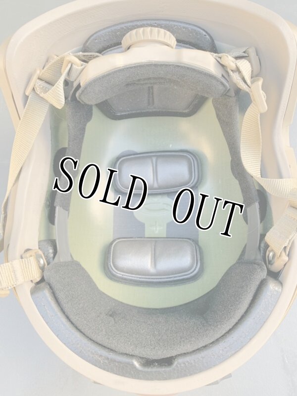 画像10: 米軍実物 OPS-CORE FAST MARITIME  マリタイム ハイカット バリスティック ヘルメット タンL/ XL (10)