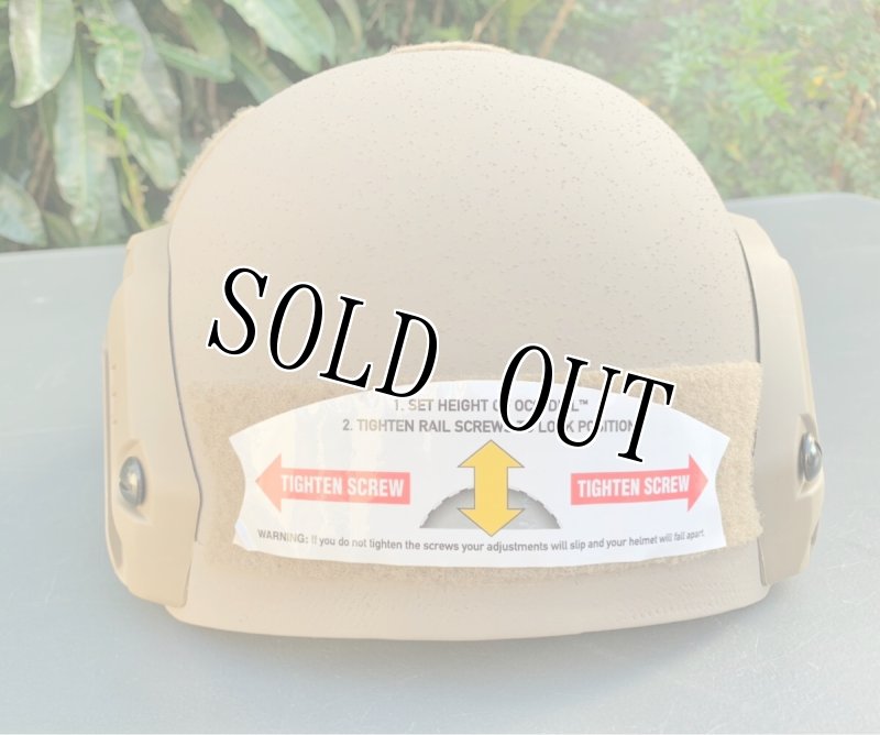 画像4: 米軍実物 OPS-CORE FAST MARITIME  マリタイム ハイカット バリスティック ヘルメット タンL/ XL (4)