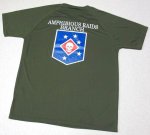 画像4: 米軍実物 AMPHIBIOUS RAIDS BRANCH Tシャツ　DRY OD (4)