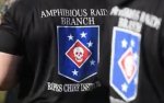 画像10: 米軍実物 AMPHIBIOUS RAIDS BRANCH Tシャツ　COTTON　OD (10)