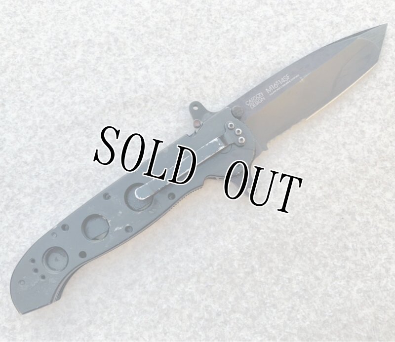 画像2: 米軍放出品 CRKT M16-14SF  SPECIAL FORCES ブラック タントー ナイフツール  (2)