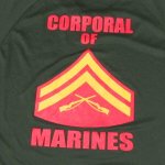 画像4: 米軍放出品 USMC　CORPORAL OF MARINES　Tシャツ　LARGE (4)