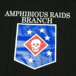 画像4: 米軍実物 AMPHIBIOUS RAIDS BRANCH Tシャツ　COTTON　BLACK (4)