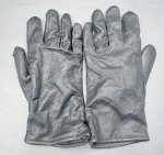 画像2: 米軍実物  GLOVES UNISEX,BLACK LEATHER DRESS　レザー グローブ　8 (2)