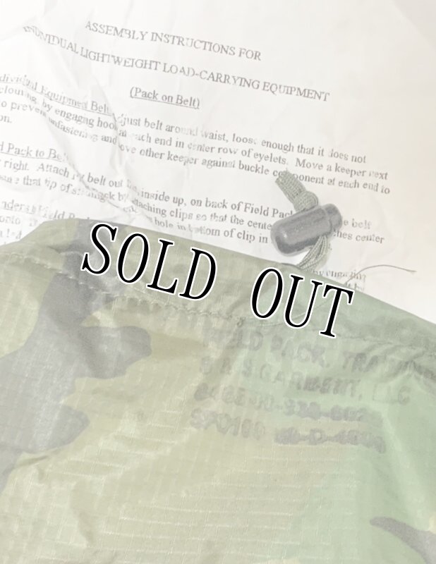 画像5: 米軍実物 フィールドパック ブットパック ウッドランド (5)