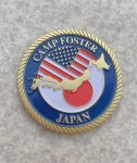 画像1: 米軍実物 CAMP FOSTER チャレンジコイン (1)