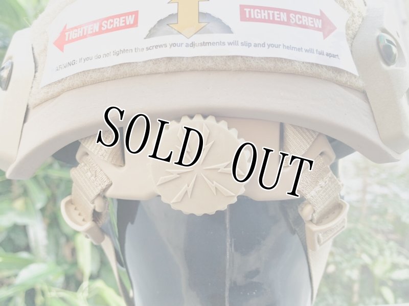 画像9: 米軍実物 OPS-CORE OPS-CORE   バリスティック HIGH CUT ヘルメット タン　S/M  (9)