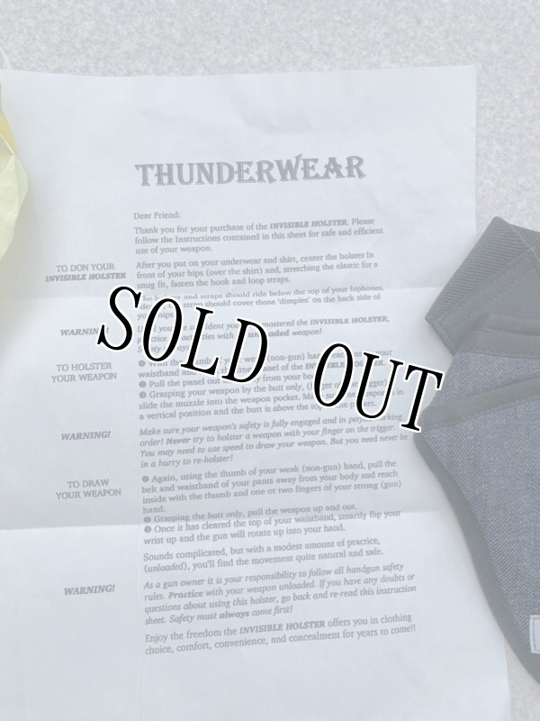 画像4:  米軍放出品  Thunderwear Combo Style Holster (4)