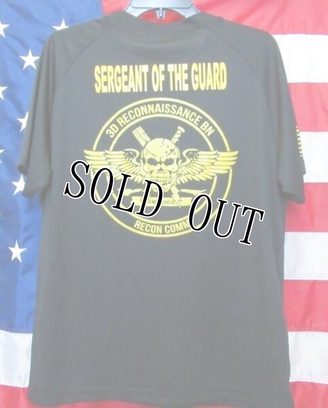 画像4: 米軍実物 3D RECONNAISSANCE BN SERGEANT OF THE GUERD Tシャツ LARGE (4)