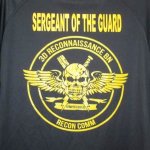 画像1: 米軍実物　3D　RECONNAISSANCE BN　SERGEANT OF THE GUERD　Tシャツ　LARGE (1)