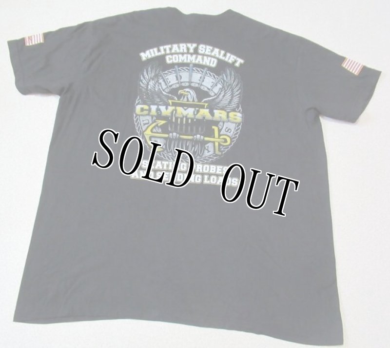 画像5: 米軍放出品 Military Sealift Command　CIVMARS　Tシャツ　3XL (5)