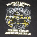 画像1: 米軍放出品 Military Sealift Command　CIVMARS　Tシャツ　3XL (1)