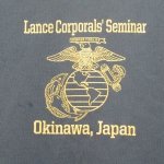 画像2: 米軍放出品 USMC　Lance Corporals’Seminar Okinawa,Japan　Tシャツ　MEDIUM (2)