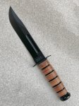 画像2: 米軍実物 KA-BAR USMC アウトドア ナイフ (2)