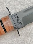 画像8: 米軍実物 KA-BAR USMC アウトドア ナイフ (8)