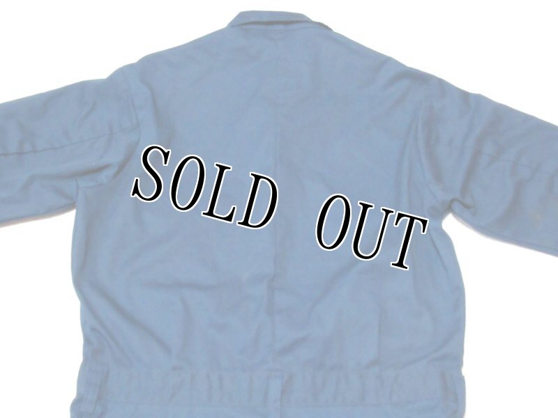 画像4: 米軍実物 カバーオール/つなぎ 44R 紺 (4)