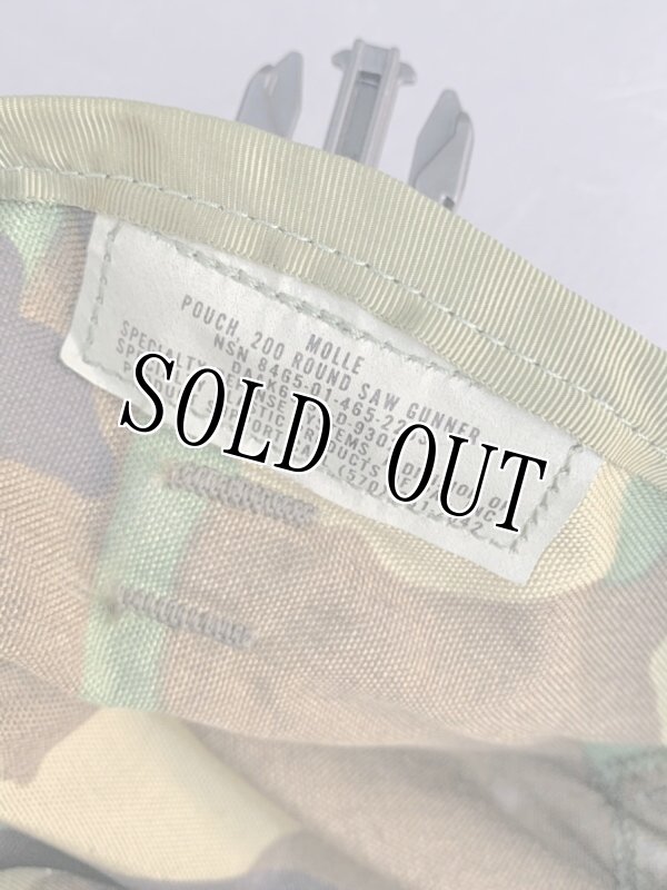 画像4: 米軍実物 MOLLE 200連 ポーチ ウッドラ ンド (4)