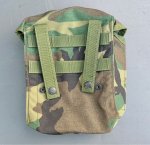 画像2: 米軍実物 MOLLE 200連 ポーチ ウッドラ ンド (2)