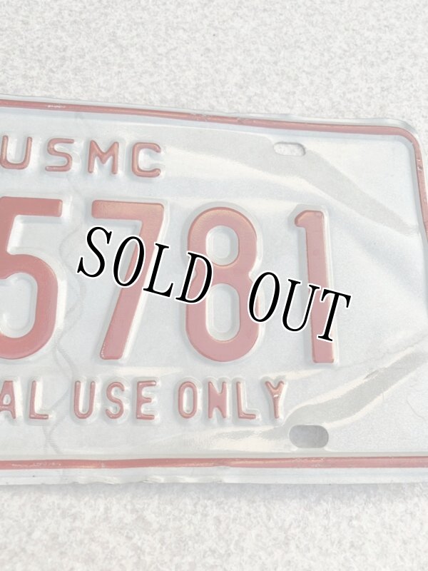 画像6: 海兵隊実物 ハマー/ハンビー ナンバープレート (6)