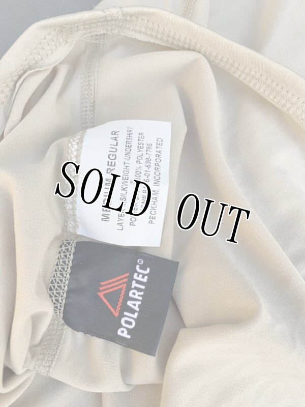 画像2: 米軍実物 ECWCS LEVEL 1 SILKWEIGHT  ポーラテックパワードライ アンダーシャツ M-R (2)