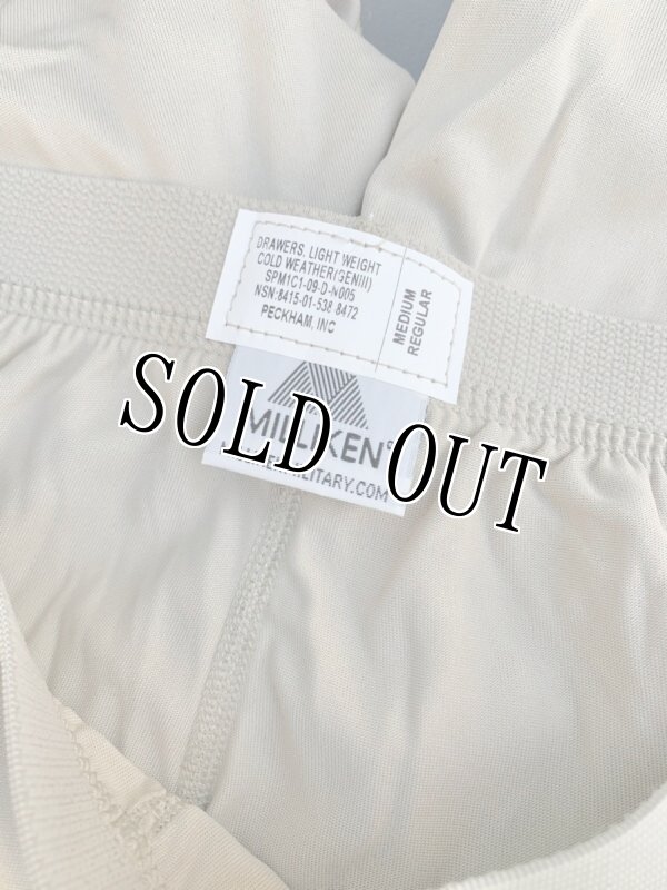 画像4: 米軍実物 MILLKEN GEN3 ECWCS LEVEL1 アンダー パンツ M-R  (4)