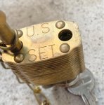 画像4: 米軍実物 American Lock Set U.S. Military Brass Padlock Key 南京錠 (4)