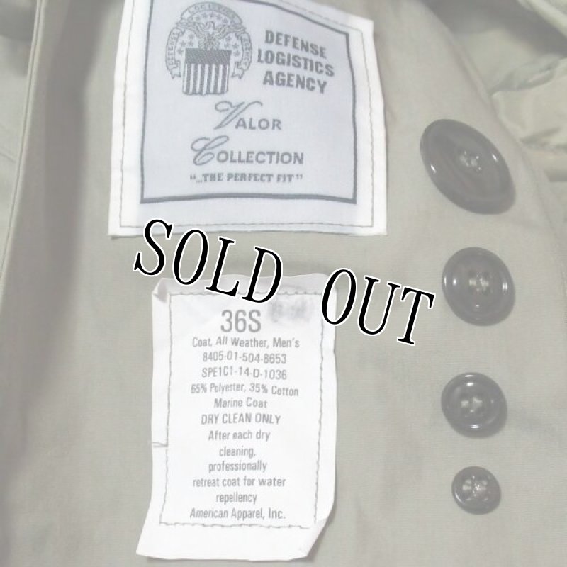 画像4: 米軍実物 海兵隊 ミリタリー トレンチコート 36S (4)