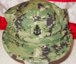 画像2: 米軍実物　AOR2　US NAVY CAP　7 1/2 (2)