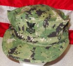 画像1: 米軍実物　AOR2　US NAVY CAP　7 1/2 (1)