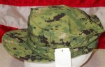 画像2: 米軍実物　AOR2　US NAVY CAP　7 3/4 (2)