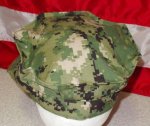 画像3: 米軍実物　AOR2　US NAVY CAP　7 1/2 (3)