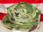 画像1: 米軍実物　AOR2　US NAVY CAP　7 1/2 (1)