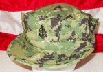 画像1: 米軍実物　AOR2　US NAVY CAP　7 1/2 (1)