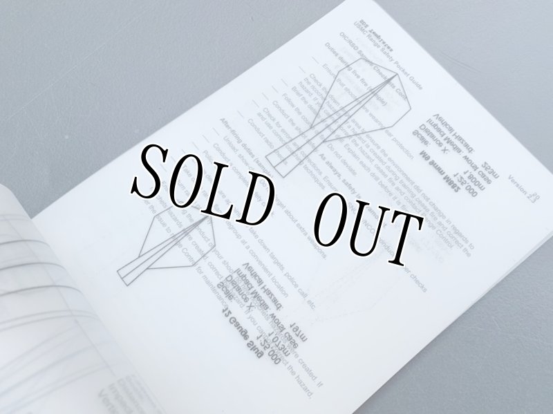 画像5: 米軍実物 USMC RANGE SAFETY POCKET GUIDE 海兵隊 エリアガイド (5)