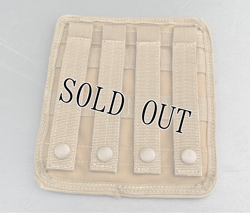 画像2: 米軍放出品 モール ベルクロ パネル コヨーテ  (2)