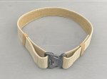 画像1: 米軍放出品 BLACKHAWK Web Belt デザート タン L (1)