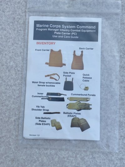 画像2: 激レア‼️海兵隊実物 USMC MCPC プレートキャリア PC　S