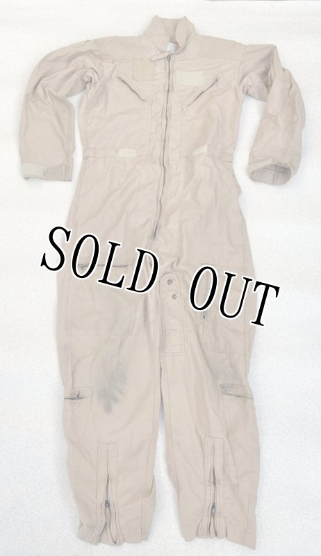 画像4: 米軍実物 CWU27/P フライトスーツ タン 44L (4)