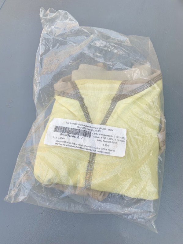 画像2: 海兵隊実物  TIER I プロテクティヴアンダーゲーマント( PUG ) アンダーパンツ  (2)