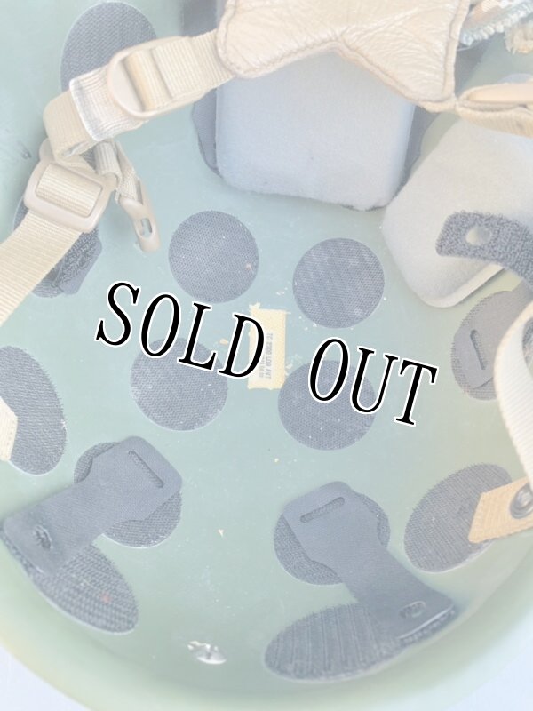 画像14: 米軍実物 MSA GALLET MICH TC 2000 ヘルメット OD LARGE (14)