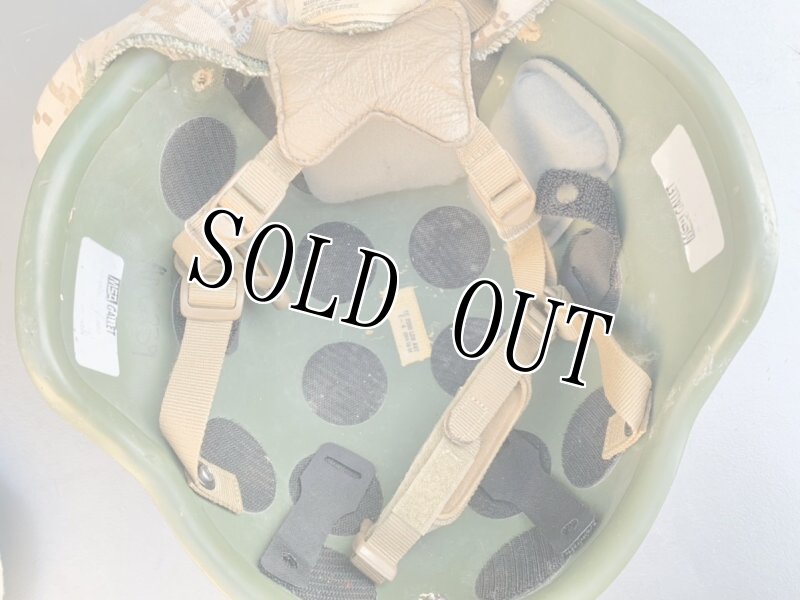 画像13: 米軍実物 MSA GALLET MICH TC 2000 ヘルメット OD LARGE (13)