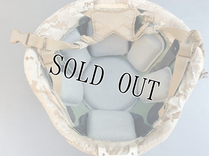 画像12: 米軍実物 MSA GALLET MICH TC 2000 ヘルメット OD LARGE (12)