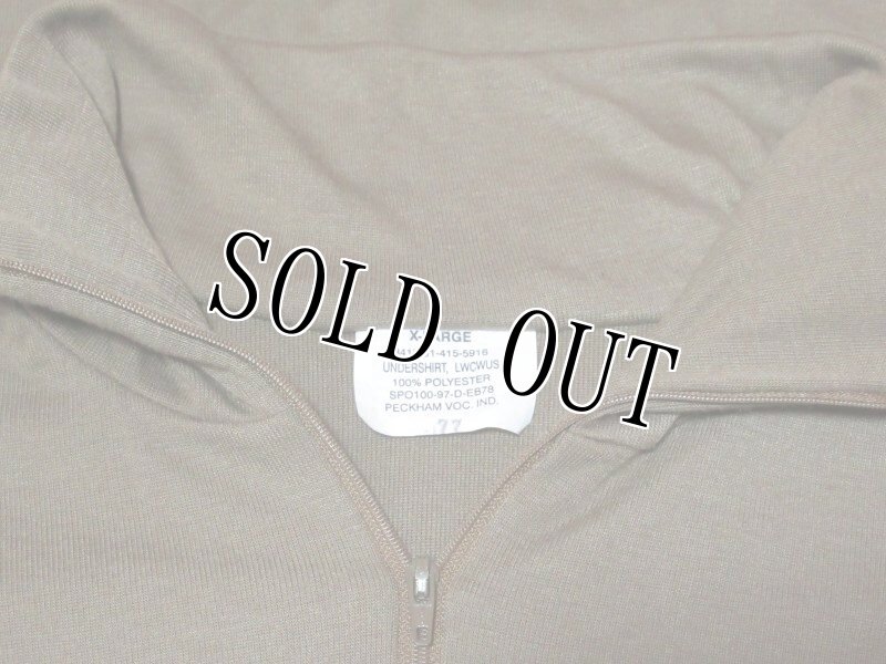 画像3: 米軍実物　ロングスリーブ アンダーシャツ　X-LARGE (3)